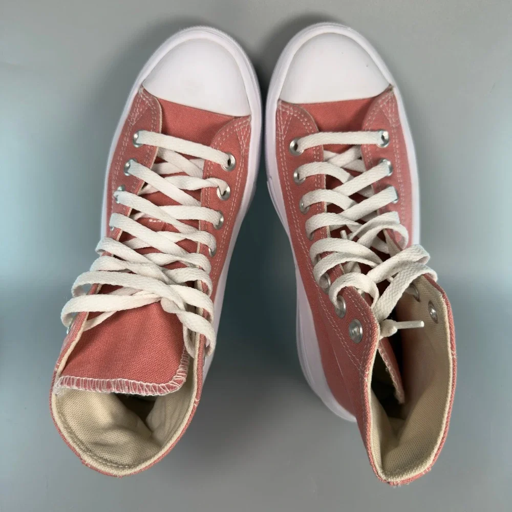 Converse Chuck Taylor All Star Move Platform Women 6 Hi Top Sneaker Pink Lace Up